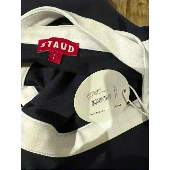 STAUD Augustine Dress , Size L, New With Tags - Picture 5 of 5